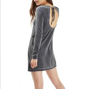 Topshop open back tunic dress